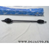 Cardan arbre de transmission avant droit 43 cannelures Depa 3436000 pour suzuki swift 3 III 1.3 essence