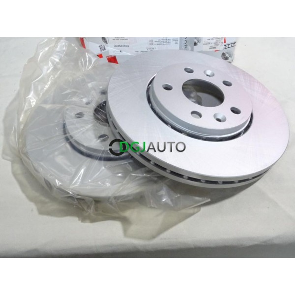 Jeu 2 disques de frein avant ventilé 296mm diametre Ferodo DDF2507C pour renault trafic 3 III fiat talento opel vivaro B nissan 