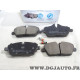 Jeu 4 plaquettes de frein avant montage TRW Norauto NRP1747 pour BMW serie 1 E81 E82 E87 E88 mini one cooper clubman