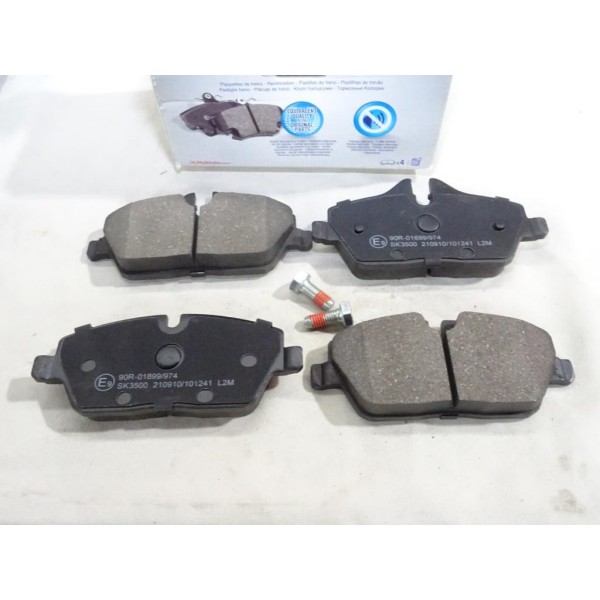 Jeu 4 plaquettes de frein avant montage TRW Norauto NRP1747 pour BMW serie 1 E81 E82 E87 E88 mini one cooper clubman 