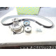 Kit distribution courroie + galets tendeur + enrouleur + pompe à eau SNR KDP453.300 pour opel corsa C meriva A combo C 1.7DI 1.7