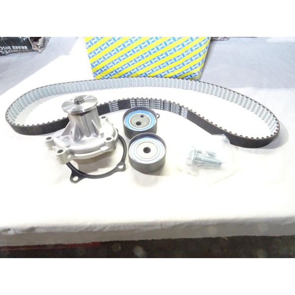 Kit distribution courroie + galets tendeur + enrouleur + pompe à eau SNR KDP453.300 pour opel corsa C meriva A combo C 1.7DI 1.7
