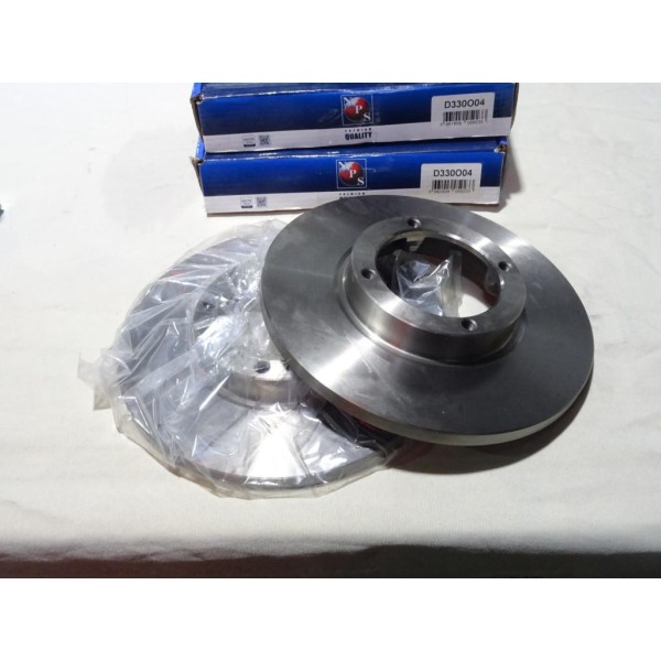 Jeu 2 disques de frein avant plein 236mm diametre NPS D330O04 pour daewoo chevrolet matiz spark M200 M250 