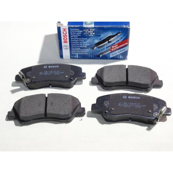 Jeu 4 plaquettes de frein avant montage mando Bosch BP1484 0986494563 pour hyundai i20 accent kia picanto rio 3 4 III IV 