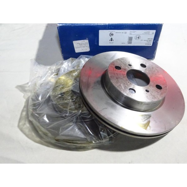 Jeu 2 disques de frein avant ventilé 255mm diametre Bosch BD1459 0986479616 pour toyota IQ AJ10 