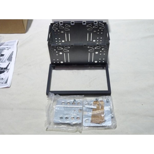 Kit 2 Din (contenu de la photo) support fixation poste radio autoradio Silim 271401 2714U1 pour citroen C2 C3 ford galaxy 1 mazd