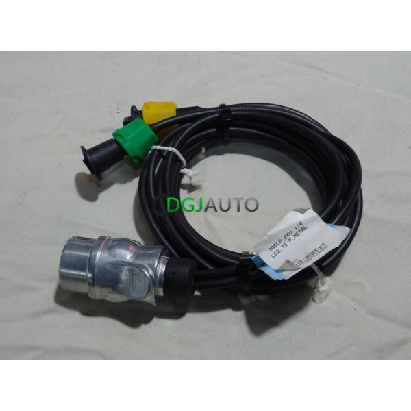 Cable faisceau electrique de feu 1/4 2.75m 2 prises 5 plots Collaudo T5052460 pour remorque norauto premium 150 