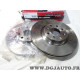 Jeu 2 disques de frein avant ventilé 284mm diametre Techni kit DF0093 pour fiat grande punto evo de 2005 à 2018 opel corsa D E a