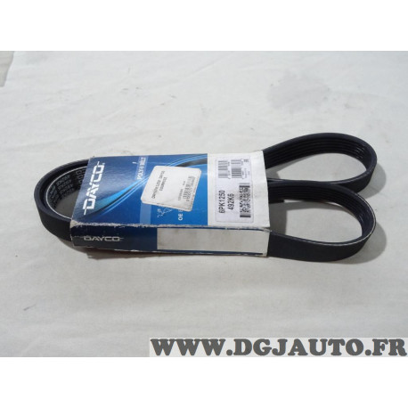 Courroie accessoire Dayco 6PK1250 pour opel astra G corsa C D meriva A volvo 850 960 C70 S90 V70 V90 XC70 chrysler voyager 4 IV 