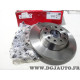 Jeu 2 disques de frein arriere plein 282mm de diametre Eicher 104441519 pour audi A3 Q3 seat altea toledo 3 III leon 2 II alhamb