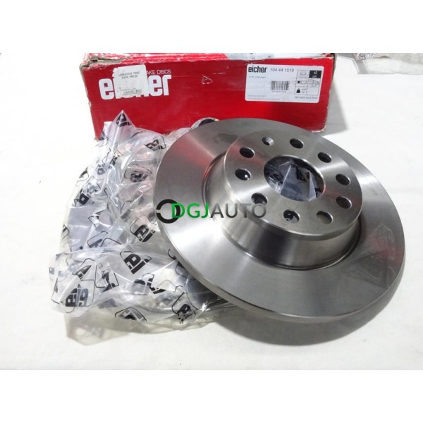 Jeu 2 disques de frein arriere plein 282mm de diametre Eicher 104441519 pour audi A3 Q3 seat altea toledo 3 III leon 2 II alhamb