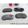 Jeu 4 plaquettes de frein avant montage mando Isotech IBP0863 pour hyundai coupé sonata 4 5 IV V elantra 3 4 III IV tucson tibur
