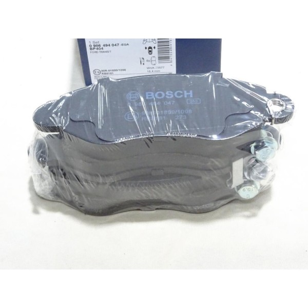 Jeu 4 plaquettes de frein avant montage bendix Bosch BP404 0986494047 pour ford transit 5 V de 2000 à 2006 