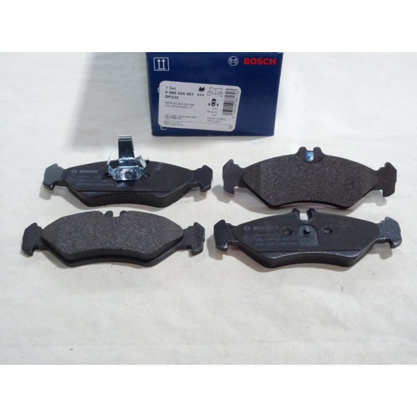 Jeu 4 plaquettes de frein arriere montage teves Bosch BP232 0986424463 pour mercedes sprinter W901 W902 W903 W904 volkswagen LT2