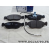 Jeu 4 plaquettes de frein avant montage teves Bosch BP612 0986461764 pour peugeot 306