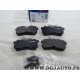 Jeu 4 plaquettes de frein arriere montage lucas Bosch BP241 0986494011 pour ford focus 1 fiesta 6 VI