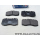 Jeu 4 plaquettes de frein avant montage brembo Bosch BP1135 0986494257 pour iveco daily 4 5 6 IV V VI