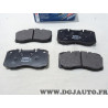 Jeu 4 plaquettes de frein avant montage brembo Bosch BP1135 0986494257 pour iveco daily 4 5 6 IV V VI