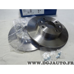 Jeu 2 disques de frein avant plein 238mm diametre Bosch BD218 0986478273 pour renault express clio 1 super 5 twingo 