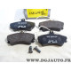 Jeu 4 plaquettes de frein avant montage lucas Bosch 460982B 0986460982 pour renault espace 2 II