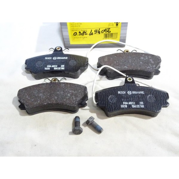 Jeu 4 plaquettes de frein avant montage lucas Bosch 460982B 0986460982 pour renault espace 2 II 