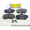 Jeu 4 plaquettes de frein avant montage lucas Bosch 460982B 0986460982 pour renault espace 2 II