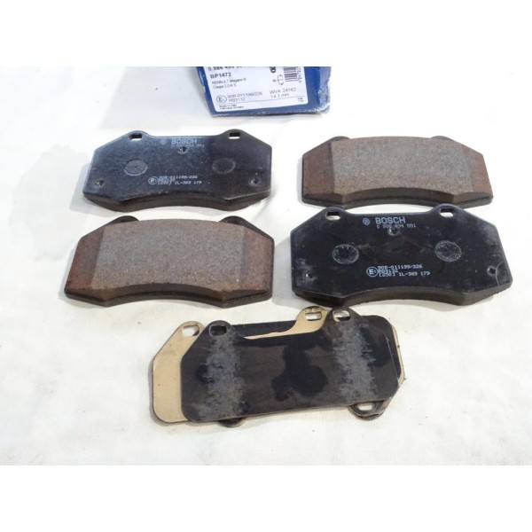 Jeu 4 plaquettes de frein avant montage brembo Bosch BP1472 0986494551 pour renault clio 3 III megane 3 III alpine A110 2 II 