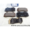 Jeu 4 plaquettes de frein avant montage brembo Bosch BP1472 0986494551 pour renault clio 3 III megane 3 III alpine A110 2 II
