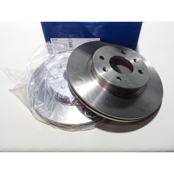Jeu 2 disques de frein avant ventilé 256mm diametre Bosch BD1270 0986479459 pour hyundai getz TB 