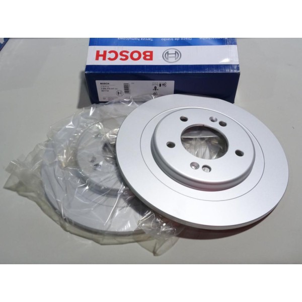 Jeu 2 disques de frein arriere plein 284mm diametre Bosch BD1734 0986479A47 pour hyundai i30 kia ceed 