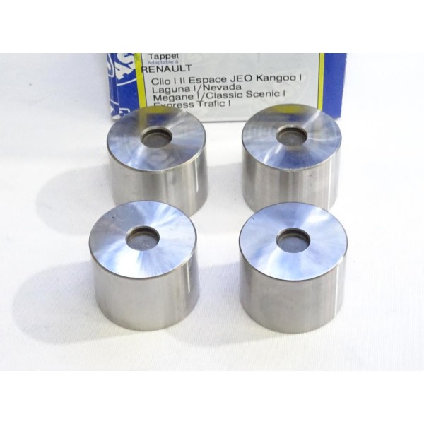 Jeu 4 poussoirs hydraulique Sasic 4000601 pour renault clio 1 2 I II trafic 1 espace 3 III megane 1 dont scenic express laguna 1
