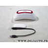 Cosmo connected blanc brillant Cosmo CM0102001FR CM-01-02-001-FR pour feu de freinage connecté casque moto velo trottinette