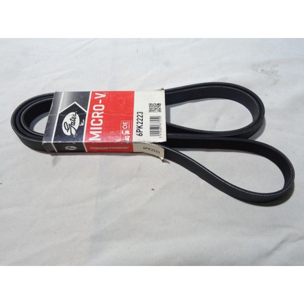 Courroie accessoire Gates 6PK2223 pour chevrolet C1500 ford mondeo 3 III fiesta 5 V jeep cherokee grand cherokee mercedes classe