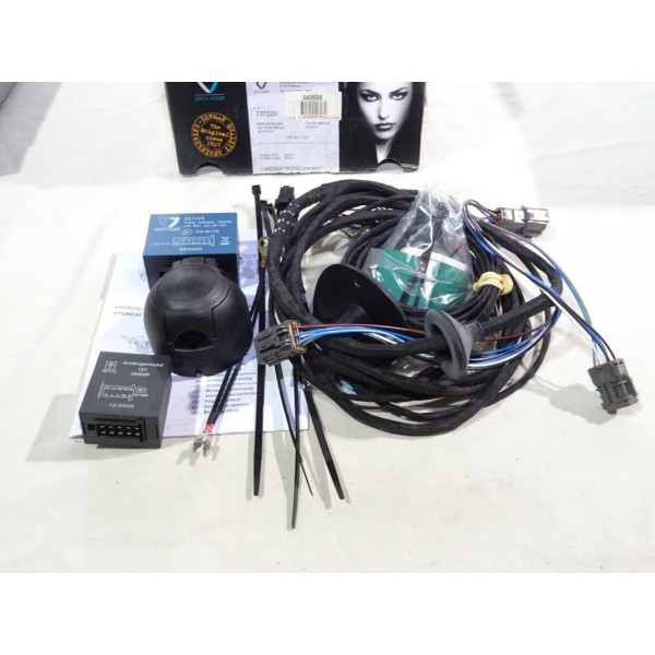 Faisceau attelage attache remorque 7 broches multiplexe Jaeger 737220 pour hyundai ix35 de 2010 à 2015 tucson de 2015 à 2018 
