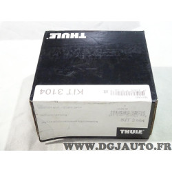 Kit jeu pieds fixation barre de toit KIT 3104 Thule KIT3104 pour peugeot 5008 de 2009 à 2017 