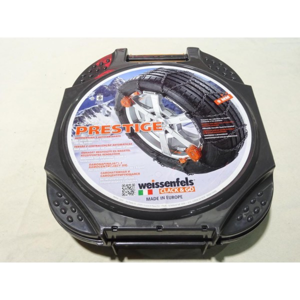 Jeu chaines neige Weissenfels clack and go N°2 M44 NM44020STD002 pour pneu roue jante 145/12 145/80/12 155/70/12 135/13 135/80/1