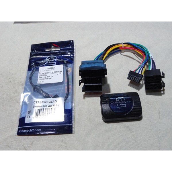 Interface commande au volant poste radio autoradio alpine Connects2 SWFI24AL pour fiat ducato partir de 2021 (sans autoradio) 