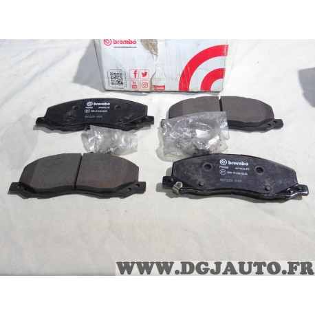 Jeu 4 plaquettes de frein avant montage lucas Brembo P59058 pour opel insignia A saab 95 9-5 