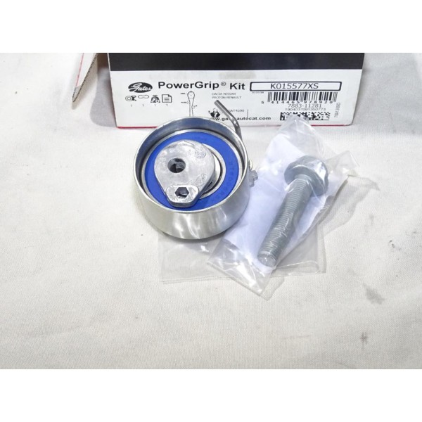 Galet tendeur courroie de distribution (non incluse) avec vis Gates K015577XS pour renault clio 2 3 4 II III IV kangoo 1 modus t