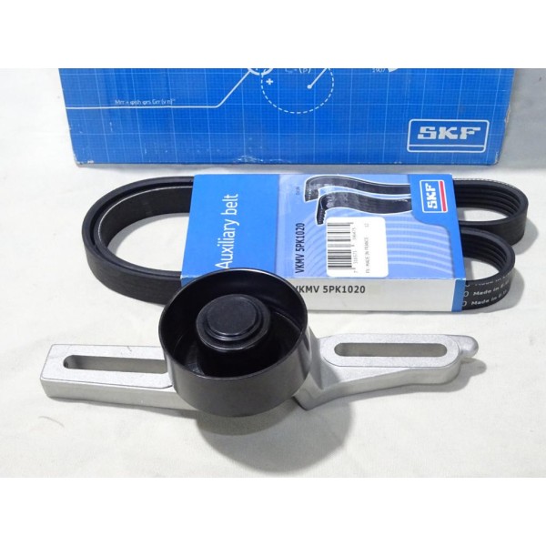 Kit courroie accessoire 5PK1020 + galet tendeur SKF VKMA33012 pour citroen AX saxo peugeot 106 1.0 1.1 1.4 1.6 essence 