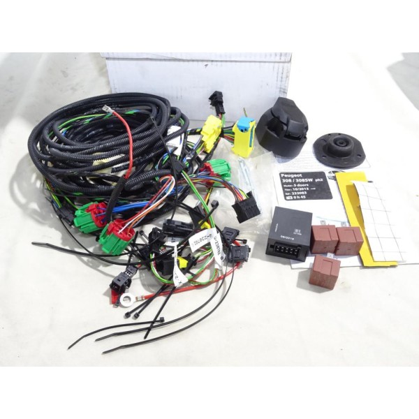 Faisceau attelage attache remorque 7 broches multiplexe Bosal 040198 pour peugeot 308 SW phase 2 