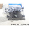 Jeu 4 plaquettes de frein avant montage teves Delphi LP3164 pour opel adam corsa E
