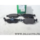 Jeu 4 plaquettes de frein avant montage teves MGA 1065 pour fiat 500 grande punto evo 