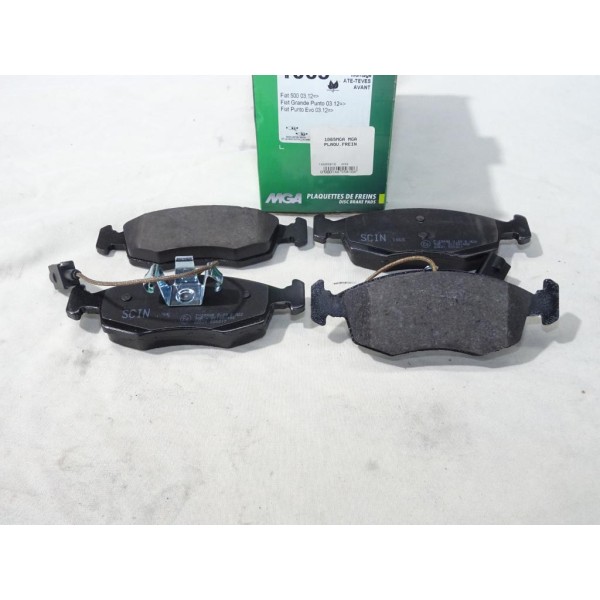 Jeu 4 plaquettes de frein avant montage teves MGA 1065 pour fiat 500 grande punto evo 
