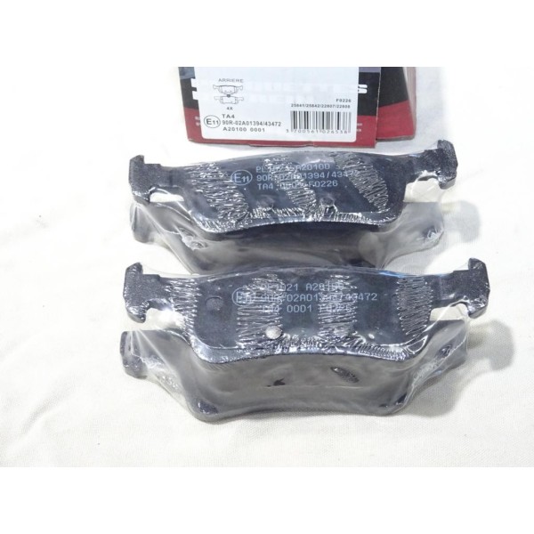 Jeu 4 plaquettes de frein arriere montage teves Techni kit PF0177 pour peugeot 308 