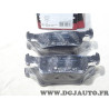 Jeu 4 plaquettes de frein arriere montage teves Techni kit PF0177 pour peugeot 308