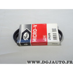 Courroie accessoire Gates 4PK698 pour citroen BX C15 ZX fiat brava bravo matra doblo palio punto siena strada lancia Y ypsilon p