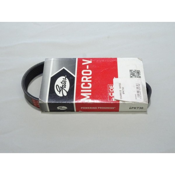 Courroie d'accessoire Gates 6PK730 pour citroen berlingo jumper jumpy xsara ZX fiat ducato scudo peugeot 206 306 307 405 boxer e