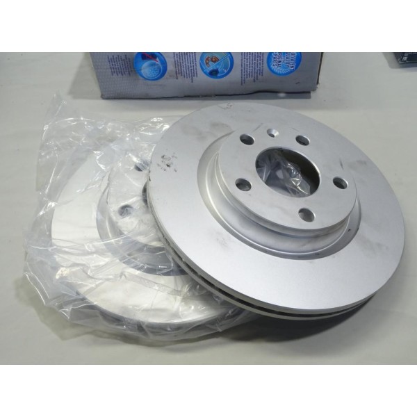 Jeu 2 disques de frein avant ventilé 280mm diametre Norauto ND5301 pour volkswagen passat B6 B7 