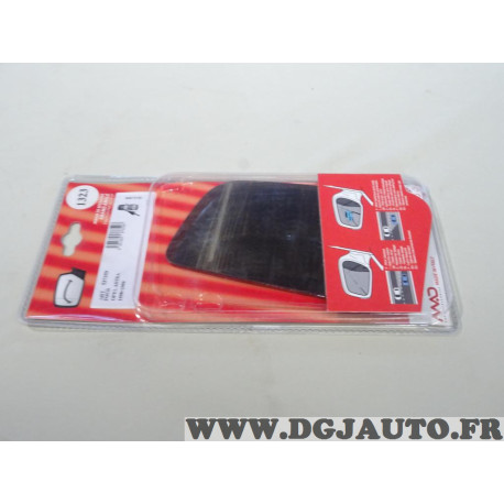 Vitre miroir glace retroviseur gauche grand angle MAD N°1323 537359 pour opel astra de 1998 à 2004 
